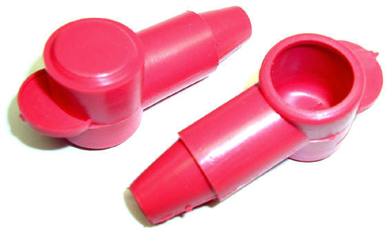 Fastronix 3/16 Small Stud Terminal Covers Red and Black 
